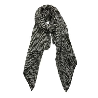 China Luxurous Popular Herringbone Diagonal Girls Scarf Scarves And Shawls For Women for sale