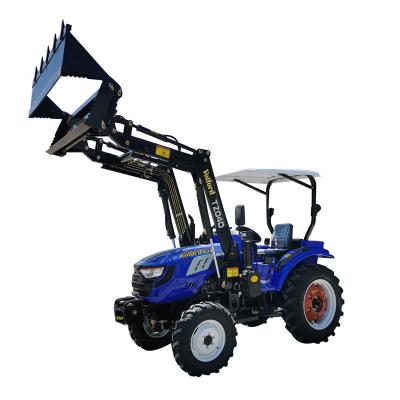 China Farms Mini Front Bucket Wheel Farm Tractor With 25hp Diesel Engine For Agents Sale for sale