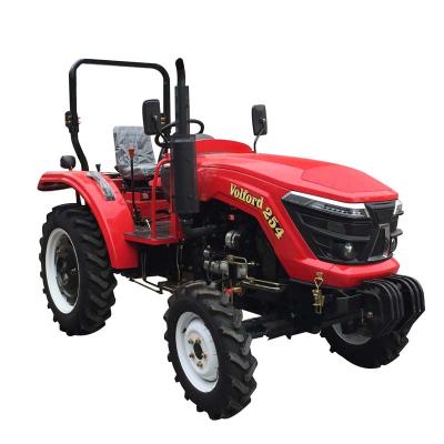 China Hot Selling Black Color Hood Diesel Engine Power 25hp 4wd Wheel Farm Tractor With Cheap Price for sale