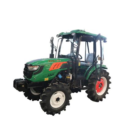 China Small 4wd 35hp Farm Wheel Paddy Tire Farm Tractors With Newest Closed Cab for sale