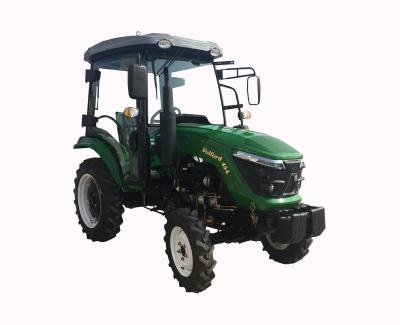 China Newest small multifunctional mini farms farm tractor with best price 45hp 4wd cabin model for sale