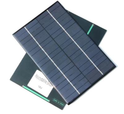 China 4.2W 18V Polycrystalline Solar Cell Solar Panel For 200*130*3MM 12V Battery Diy Solar Charger M6 for sale