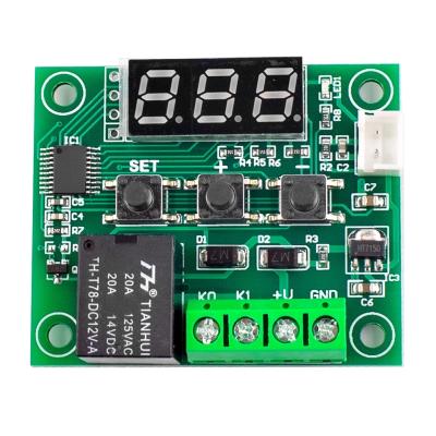 China Cool Temperature Controller DC 12V Digital Heat Temp Thermostat Thermometer Thermometer W1209 for sale