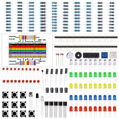 China Basic Electronics Component Starter Kit with Precision Potentiometer, Buzzer for Arduinos R3 LA006 for sale