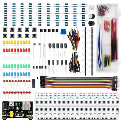 China LAFVIN Electronics Fun Electronics Component Kit with 830 Breadboard Link-Points for Arduino R3 Starter Kit LA011 for sale