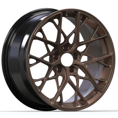 China Aluminum Alloy Customized Star Made In Bronze Chinese Factory Alloy Wheels 18 Inch Forged Wheels for sale