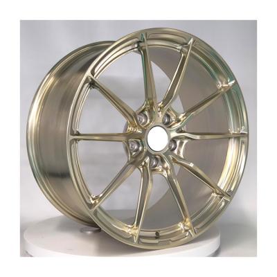 China Aluminum Alloy Polished Transparent Light Gold 1Pcs Wheels 18 Inch Alloy Wheels Wholesale Custom Manufacturer for sale