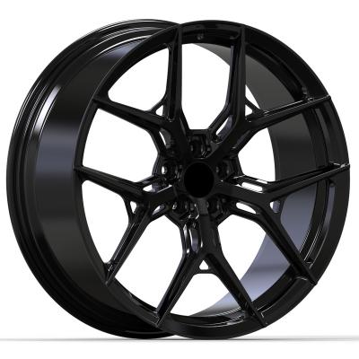 China Aluminum Alloy Multi Spoke Customized 19 Inch 3 Spoke Bronze Alloy Wheels Forged Aluminum Wheels for sale