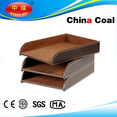 China Popular Crafts Leather Document Tray for sale