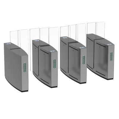 China RFID Access Control Biometric Card Face Recognition Scanner Code Access Control Turnstile QR High Barrier Glass Sliding Door for sale