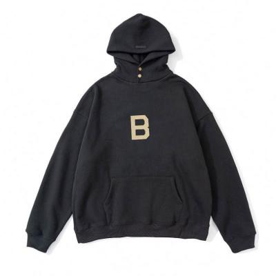 China Custom Embroidered Hoodie Logo French Terry Custom Anti-wrinkle Sweatshirt Hoodie Streetwear OEM Chenille Embroidery Hoodies for sale