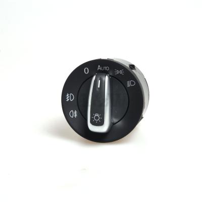 China For Jetta Passat Tiguan Touran Golf Caddy Headlight Control Switch Car Fog Light Plating Button For VW Golf 5 Sagita CC B6 3C8 941 431A/941 5ND 431 B for sale