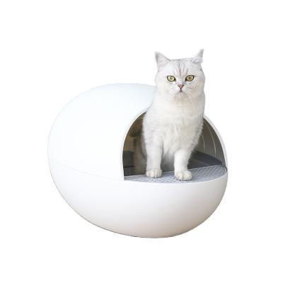 China Self Selling Hot Self Sensor Sustainable Infrared Cleaning Toilet Automatic Cat Litter Box for sale