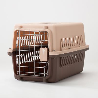 China Newest Arrival Dog Travel Cage Breathable Mobile Pet Carrier XXL Indoor Dog Cages And Crates for sale