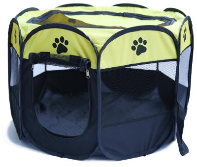 China Oxford Fabric Breathable Collapsible Pet Playpen Portable Customized Transport Cage For Dog for sale