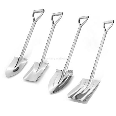 China Stainless Steel Shovel Shovel Garden Tool Spade Fork Shovel Agriculture Gardening Cultivating Digging for sale