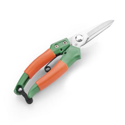 China Anti-Slip Handle Gardening Clippers Balancing Scissors Cut Flower Plants Bonsai Flower Shears Scissors for sale