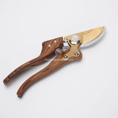 China 2022 Hot Selling Anti-skid Steel Tree Handle Pruner Hand Shears Flower Garden Scissors Garden Scissors for sale