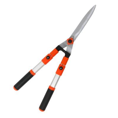 China Hot Sale Anti-Slip Deluxe Aluminum Handle Telescopic Pruner Pruner Hedge Shear for Hand Pruner for sale