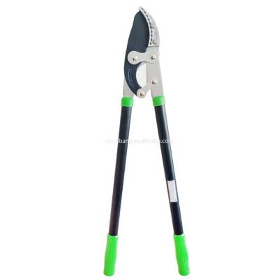 China Carbon Steel Anti-Slip Blade Long Handle Lopper Shears Garden Bypass Loppers Garden Pruning Shears for sale