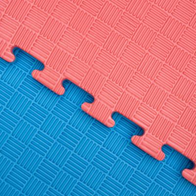 China Non-Toxic Hot Sale Cheap Eva Foam T Pattern Puzzle Tatami Taekwondo Mat for sale