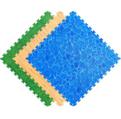 China Non-Toxic Foam Puzzle Eva Castle Playground Naughty Baby Play Floor Mats for sale