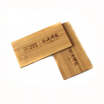 China China Luxury Bamboo Wooden Business Cards for sale