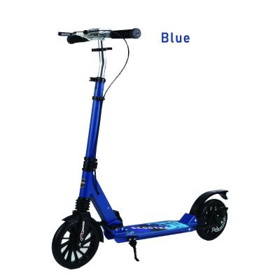 China Adjustable Handlebar Height Two wheel 3 in 1 outdoor sport foot power PU wheel adult scooter for sale