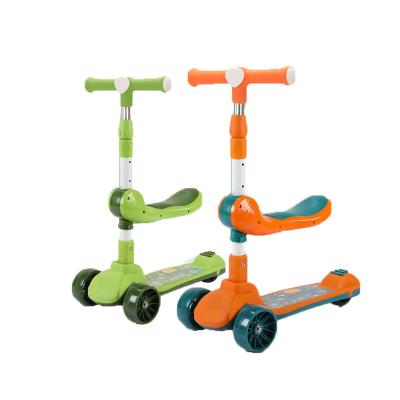 China Adjustable Handlebar Height Hot Style foot power PU wheel foldable scooter kids balance 3 in 1 for sale