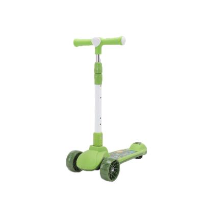 China Adjustable Handlebar Height New Design Professional PU wheel children 3 in 1 adjustable 3 wheel kids kick fold scooter for sale