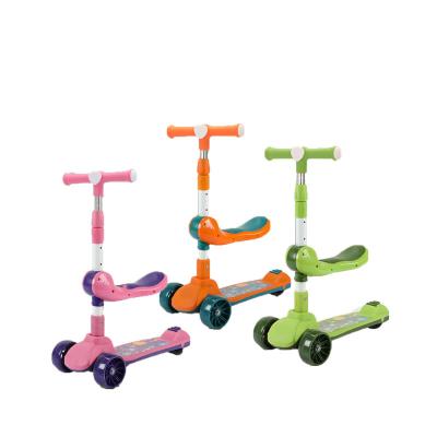 China Adjustable Handlebar Height Factory wholesale price toddler PU wheel foldable 3 in 1 children scooter germany kid for sale