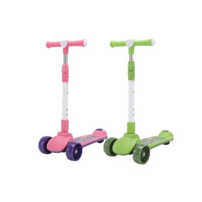 China Adjustable Handlebar Height New type hot sale foot power PU wheel children 3 in 1 foldable kids scooters aluminum for sale