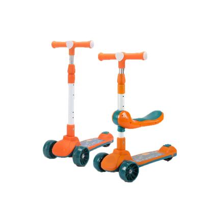 China Adjustable Handlebar Height New fashionable stylish foot power children 3 in 1 kids scooter 3 wheel manufacturer for sale