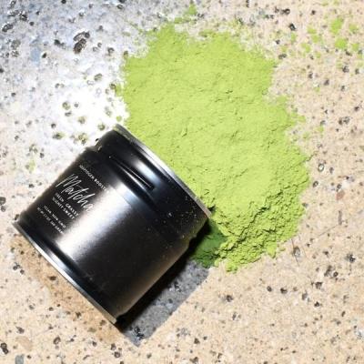 China Airtight Packaging Metal Tin Can 100g Matcha Tea Food Mushroom Powder for sale