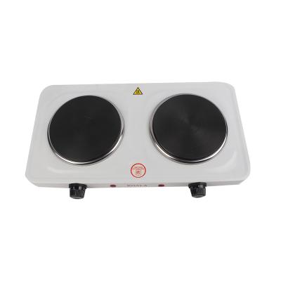 China Family Cooking 2 Burner Portable Flat Electric Stove Cooker for sale