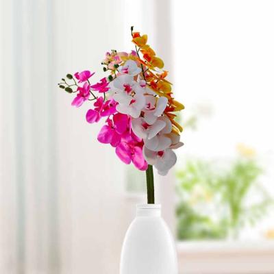 China 9 Touch Natural Butterfly Orchid Artificial 3D-Printed Phalaenopsis for Home Hotel Wedding Garden Decoration for sale