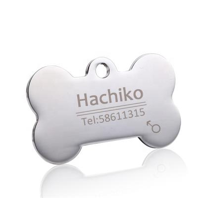 China Custom Europe Logo Dog Id Stainless Steel Dog Tags Pet Tags for sale