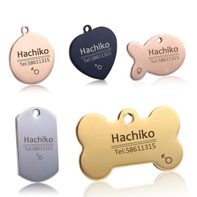 China Europe Anodized Aluminum Dog Tag Laser Engraved Qr Code Pet Tag Blank Dog Tag for sale