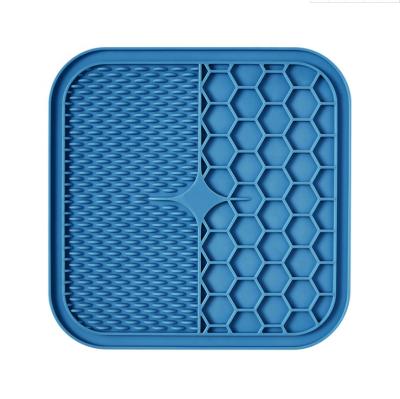 China Viable Dog Food Silicone Mat Dog Slow Feeder, Dog Lick Pad, Bath Wash Distractor Dog Lick Mat for sale