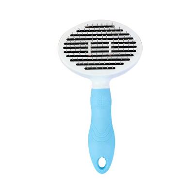 China Long-haired Cats Cat Hair Brush Cat Shedding Viable Self Cleaning Brush for Short Hair Pet Massage Comb for sale