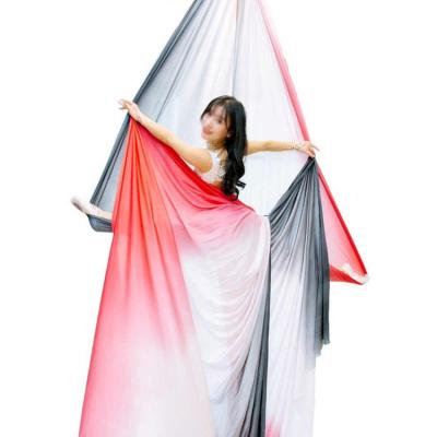 China Durable Colors Aerial Silk Gradational Knitting Ombre Anti Gravity for Yoga Training for sale