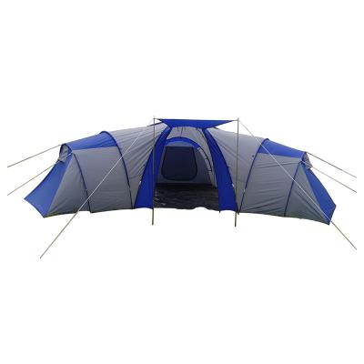 China 3 Room Tent House Family Waterproof Luxury Outdoor Portable Camping Tent For 6 Person for sale