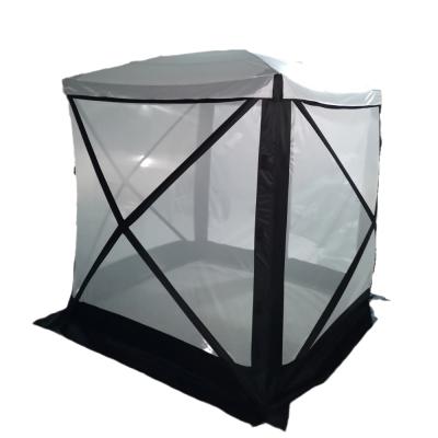 China Camouflage/Field Game Four Walls Escape Portable Tents Quick Freeze Up Pop Up Outdoor Gazebo Day Camping Tent With Mesh Windows As House Shelter for sale