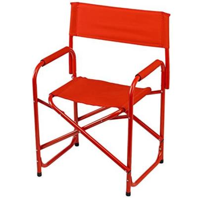 China Modern Cheap Metal Camping Chair Steel Folding Director Chair for sale