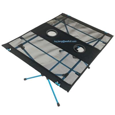 China Modern Portable Foldable Camping Aluminum Alloy Table Outdoor Portable Folding Lightweight Picnic With Bag for sale