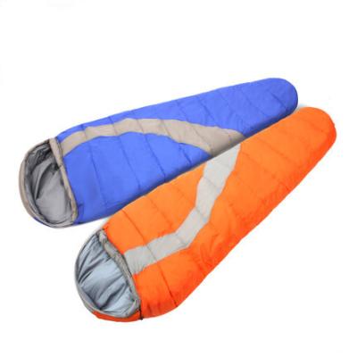 China Outdoor Mummy Splice Double Sleeping Bag Mummy Adult Sleeping Bag for sale