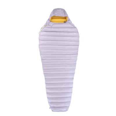 China Mummy Outdoor Sleeping Bag Camping Waterproof Travel Packing Small Down Sleeping Bag for sale