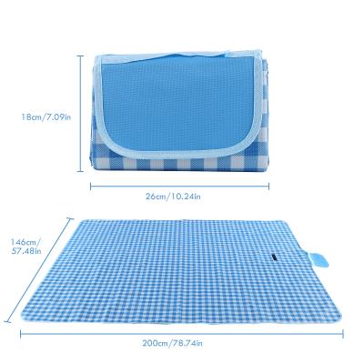 China Oxford Cloth + PVC Waterproof Coating Picnic Mat Waterproof Beach Blanket Washable Folding Mat For Outdoor Camping Hiking And Travel for sale