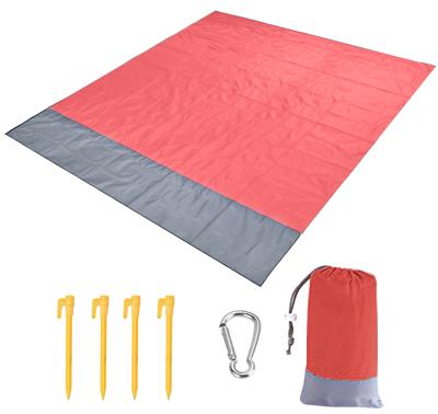 China Outdoor Portable Mat Mattress Camping Mat Polyester Beach Waterproof Blanket Picnic Camping Bed for sale