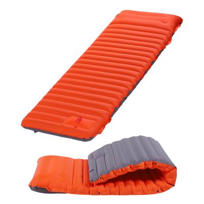 China 40D Ultralight Nylon TPU Self-Inflating Air Mattress Widen Splice Inflatable Picnic Mat Camping Tent Air Cushion Bed Beach for sale